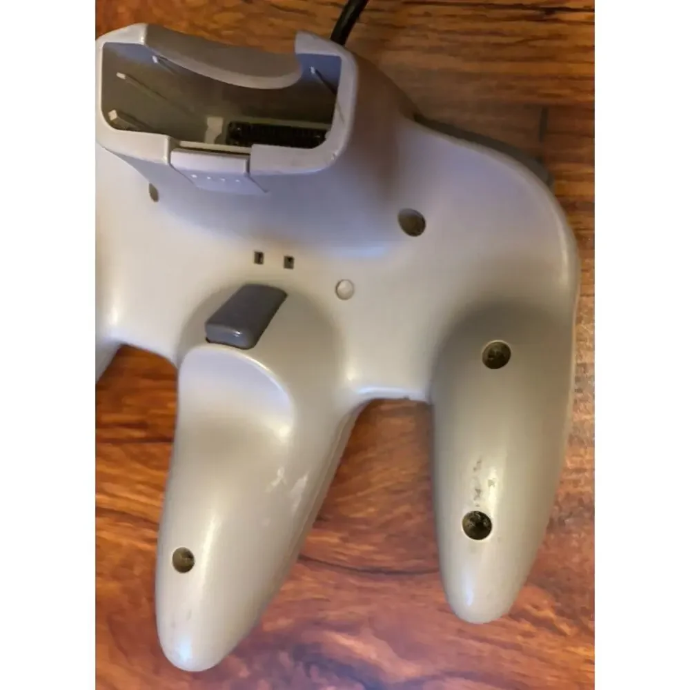 Read-Nintendo 64 Grey Controller NUS-005 Official N64 OEM-TESTED-Gray